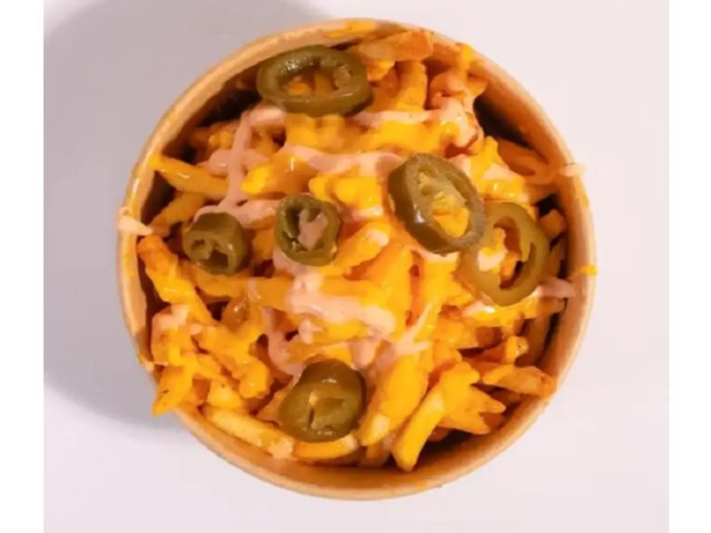 Loaded Fries With Cheese And Jalapeño