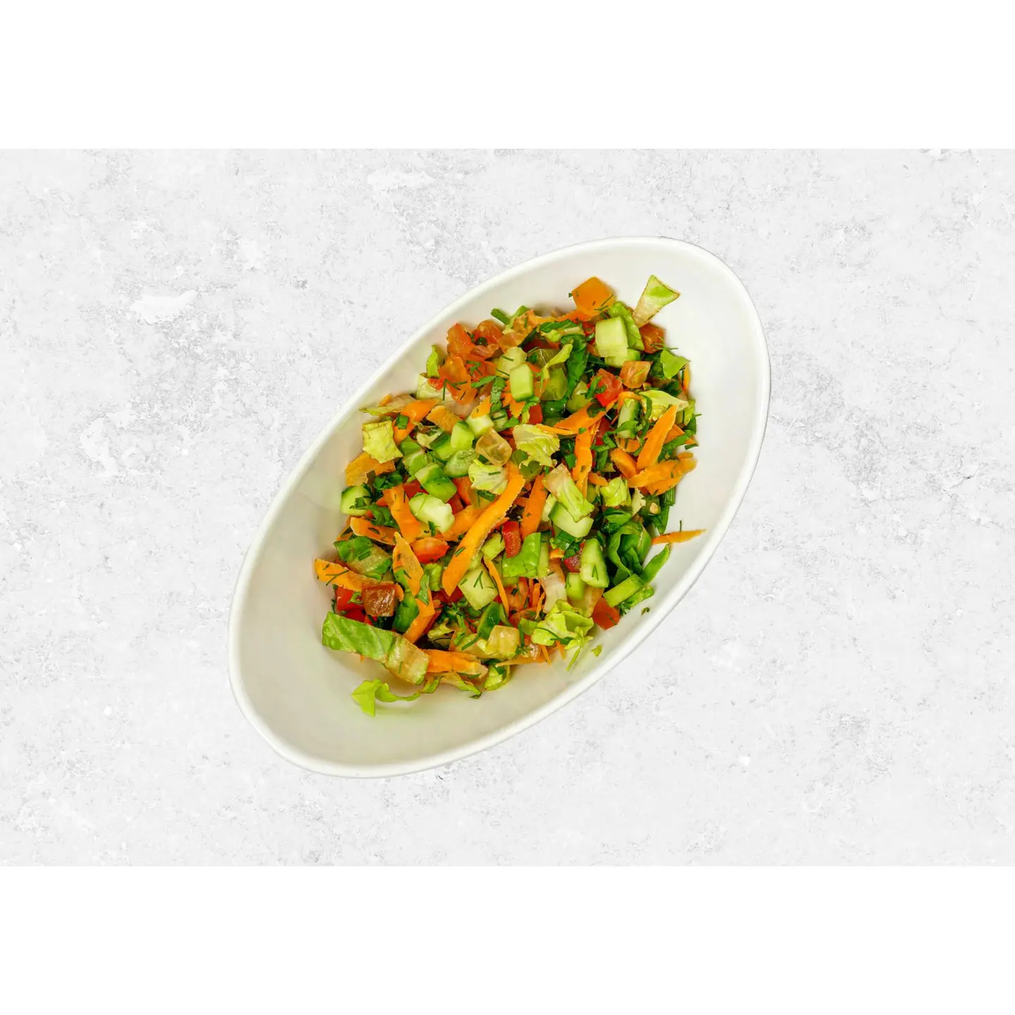 صحن سلطة خضراء