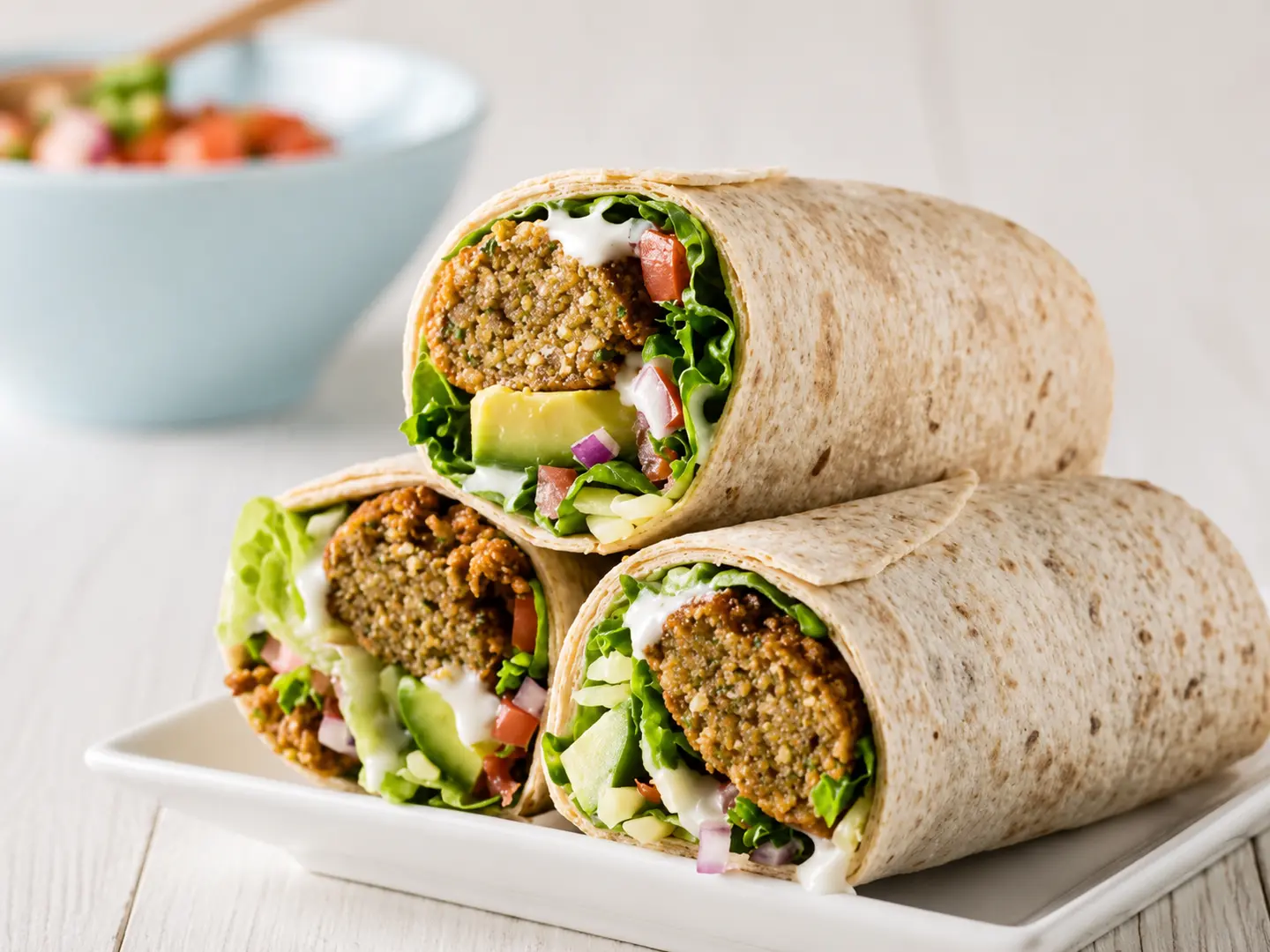 Sandiwtsh Falafil Bialbayd