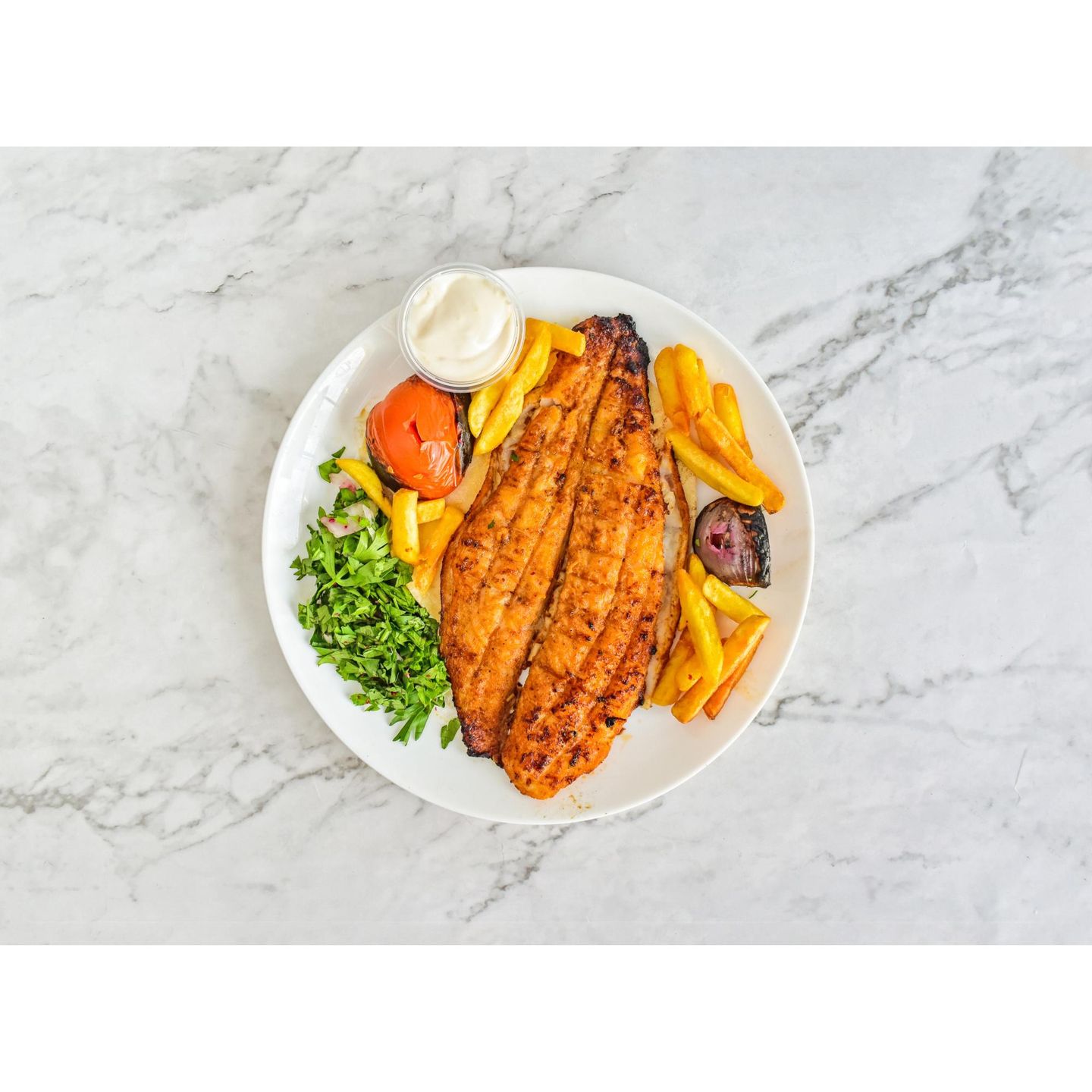 Fried Fish Fillet Meal