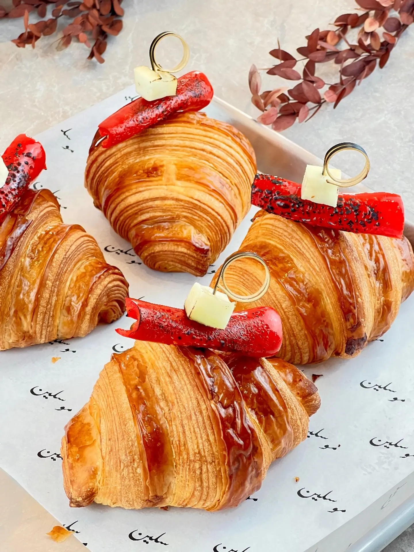 Croissant Halloumi And Red Jalapeno