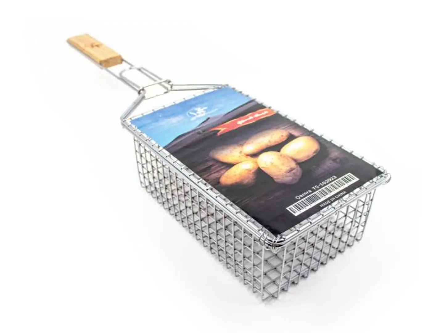 Qamra Bbq Box Wood Handle قطعة\Pcs