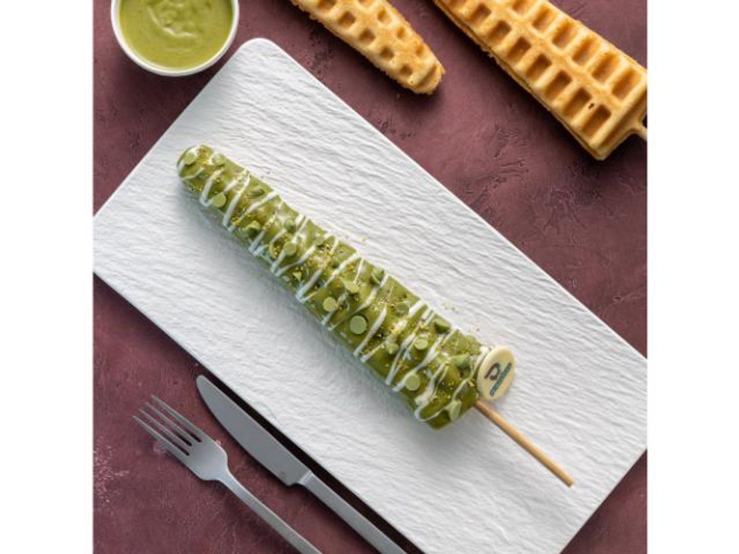 Pistacho Waffle Steak