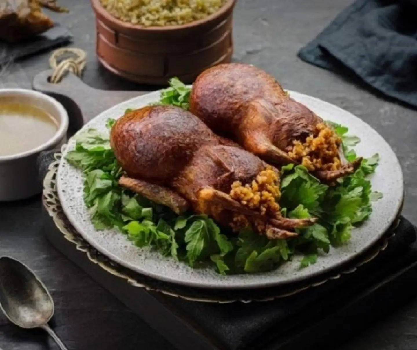 Stuffed Pigeon Meal