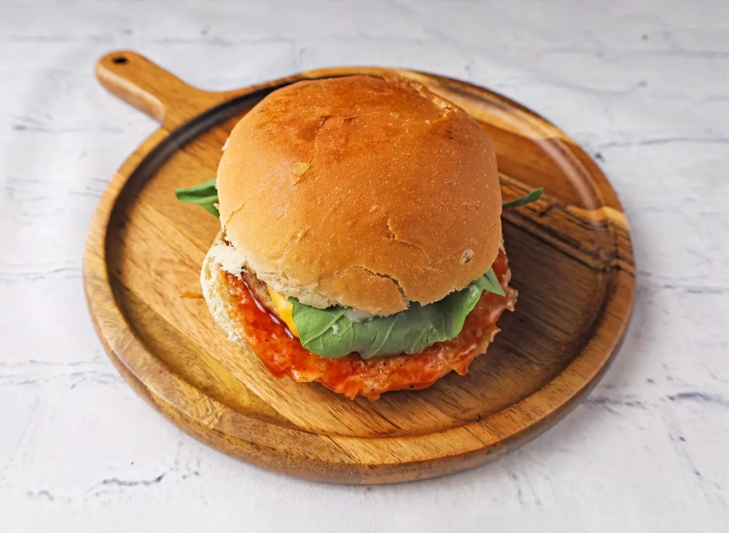 ساندويتش برجر دجاج