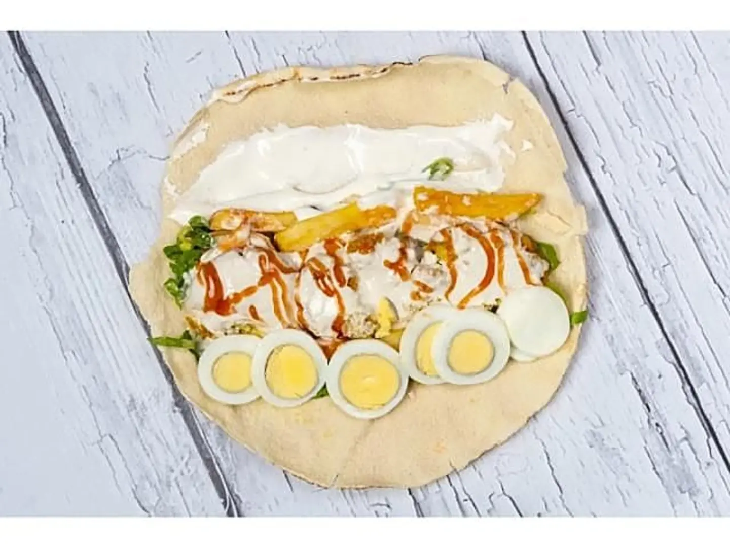 Falafel With Egg And Cheese