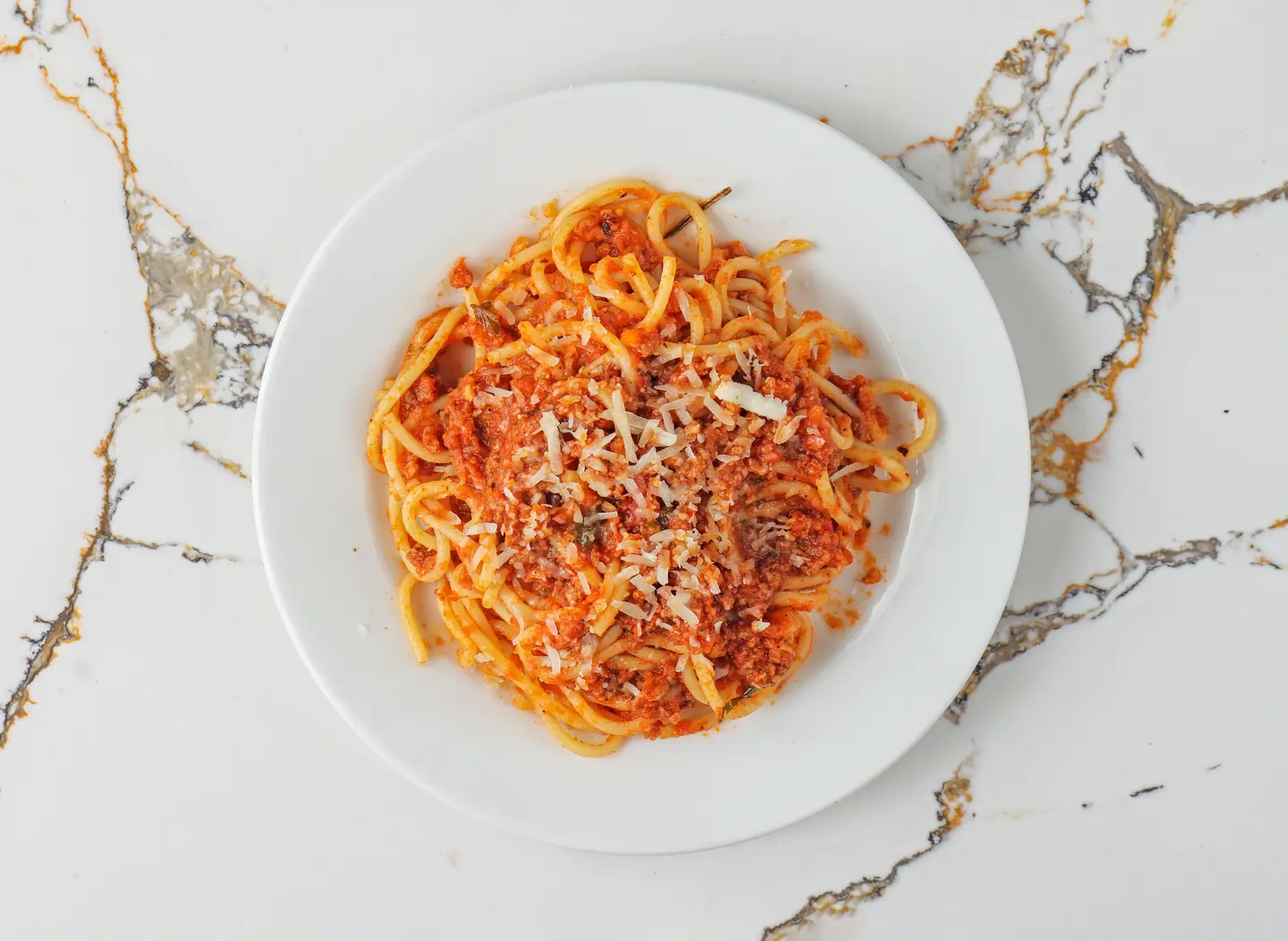 Spaghetti Bolognese With Meatballs