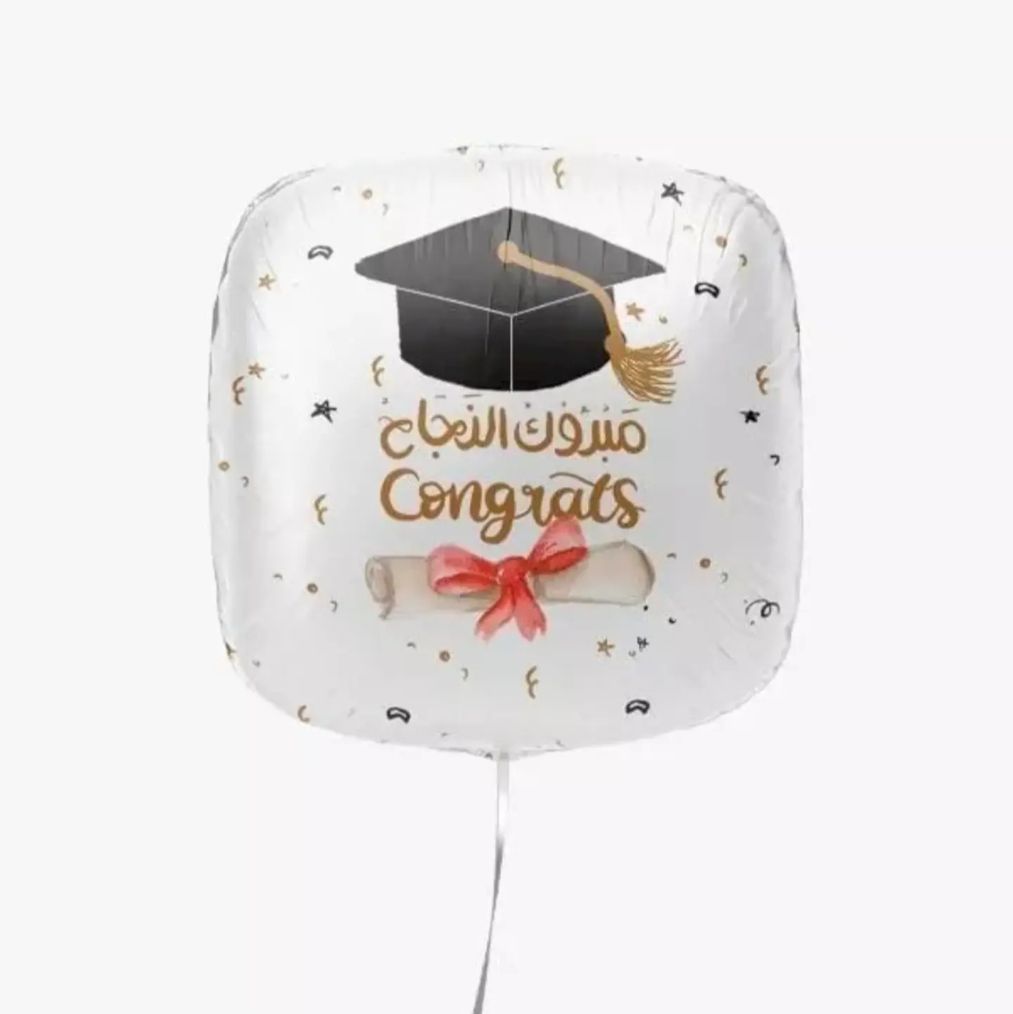 Congrats On Your Success Balloon Filled With Heluim