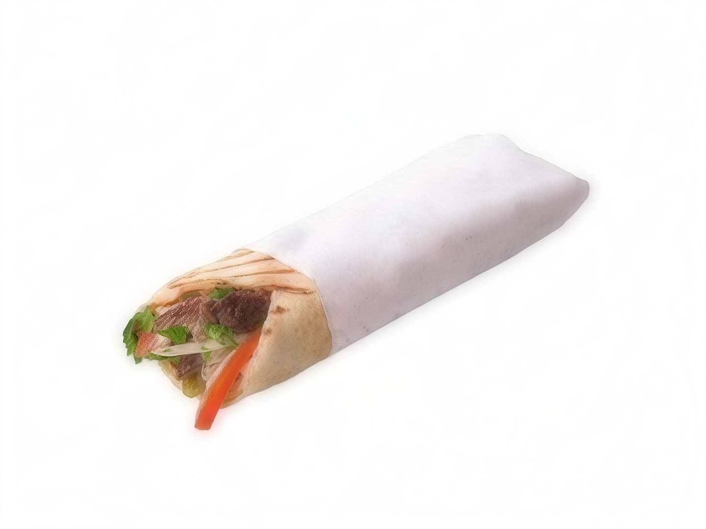 شاورما لحم وسط