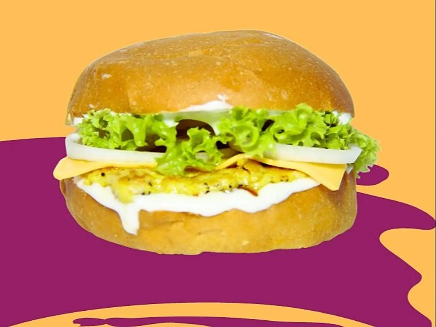 برجر دجاج صغير