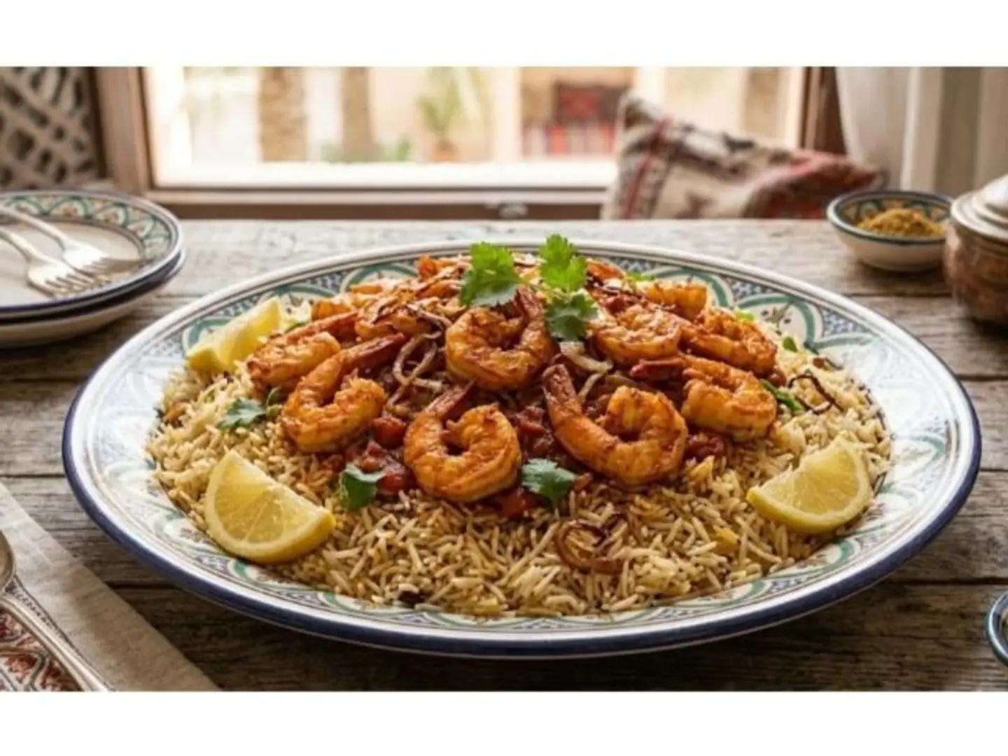 Shrimp Mutabbak