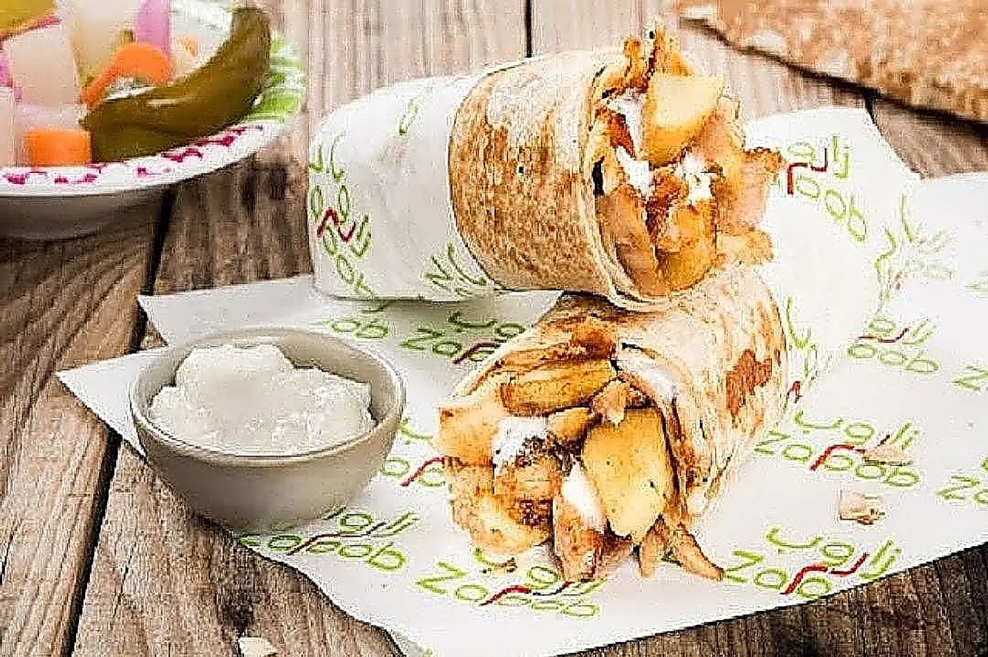 Small Shawarma With Cheese
