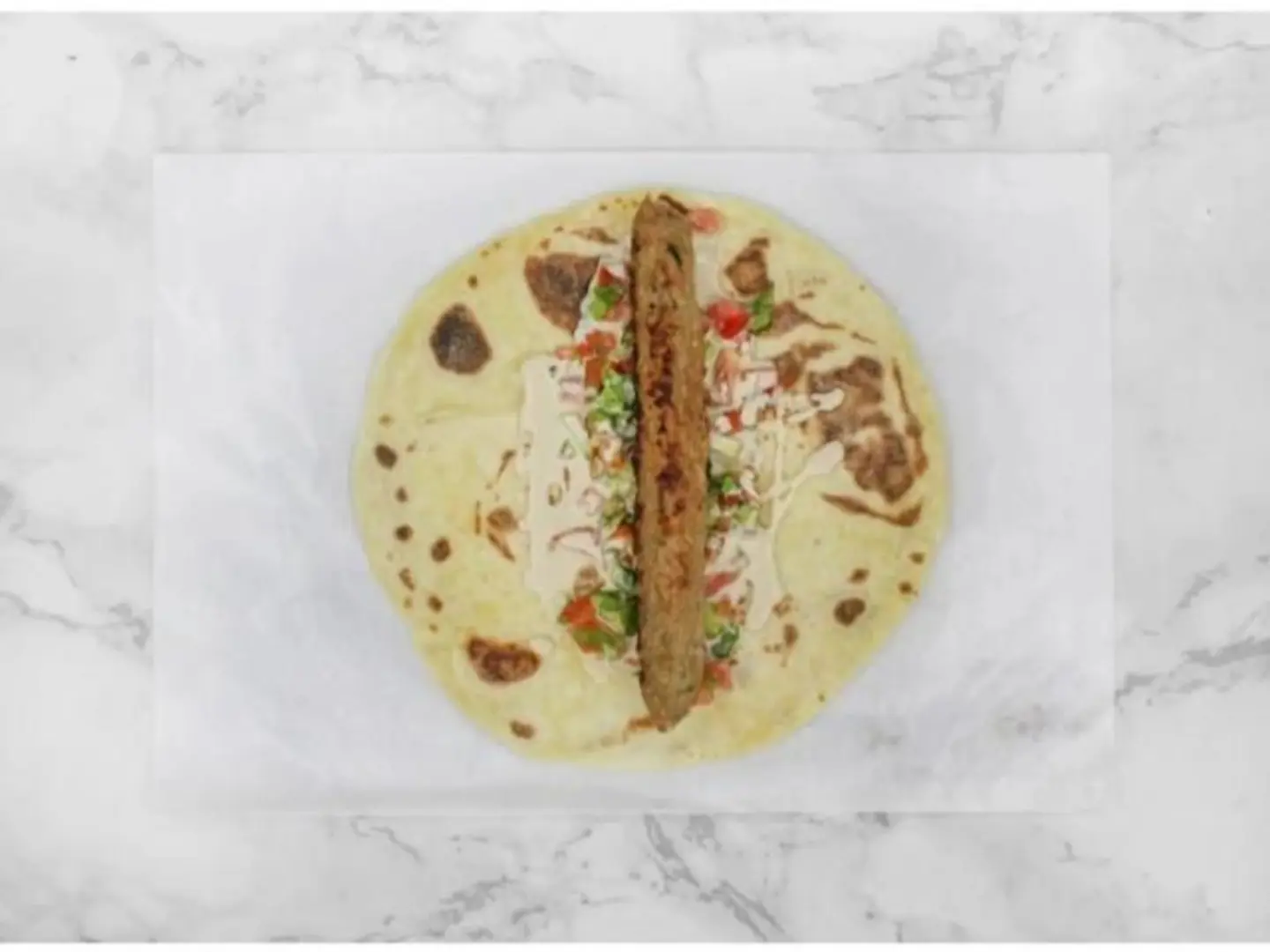 Chapati Chicken Kebab