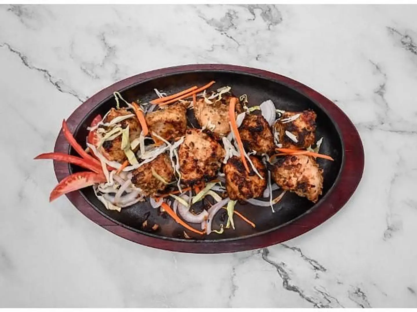 دجاج شيش طاووق بالزبده