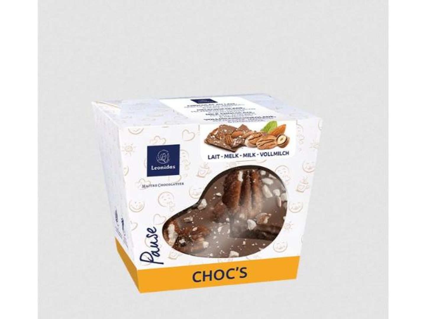 Box Of Milk Chocolate And Pecan