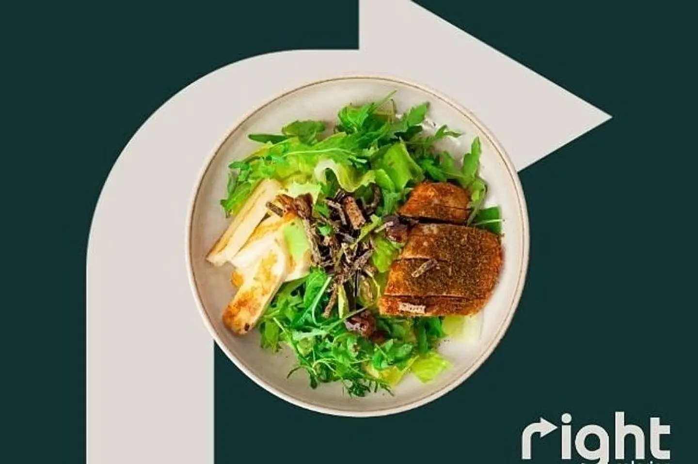 Chicken Halloumi Salad
