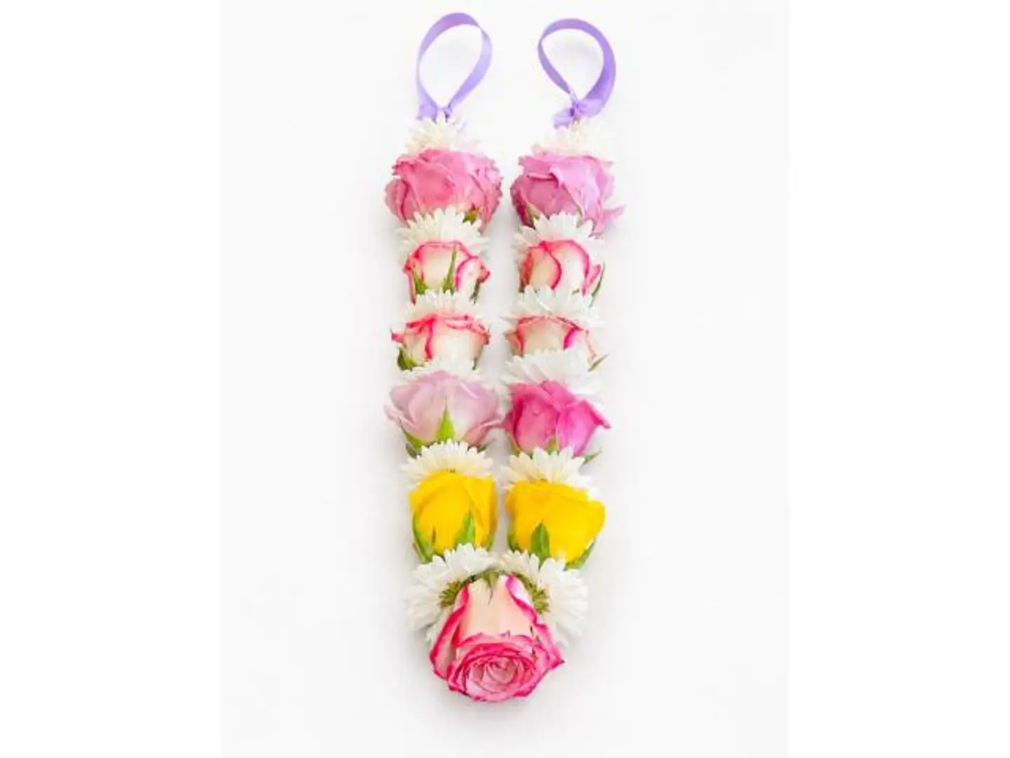 Multicolor Rose Necklace