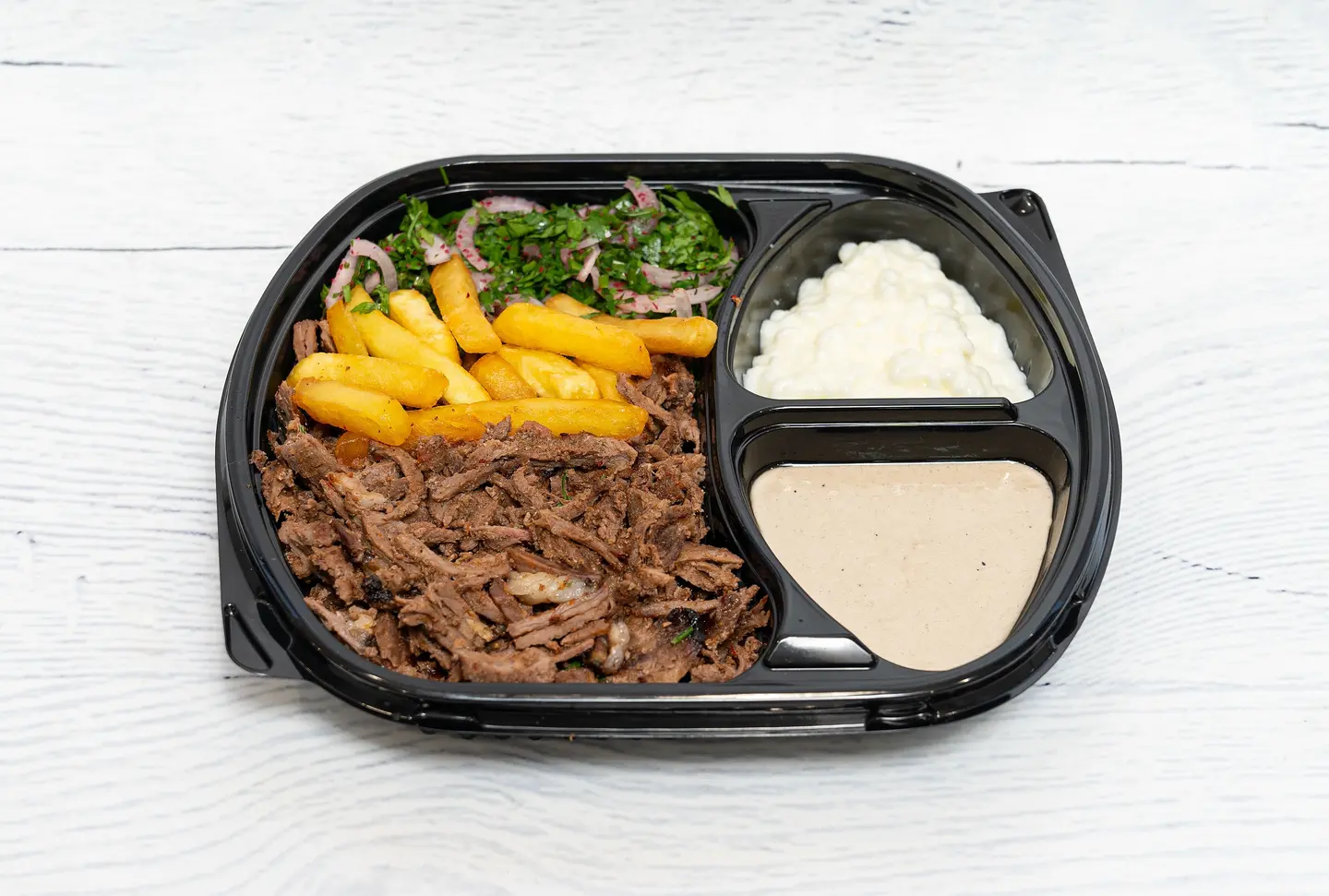 Sliced ​​Shawarma Plate