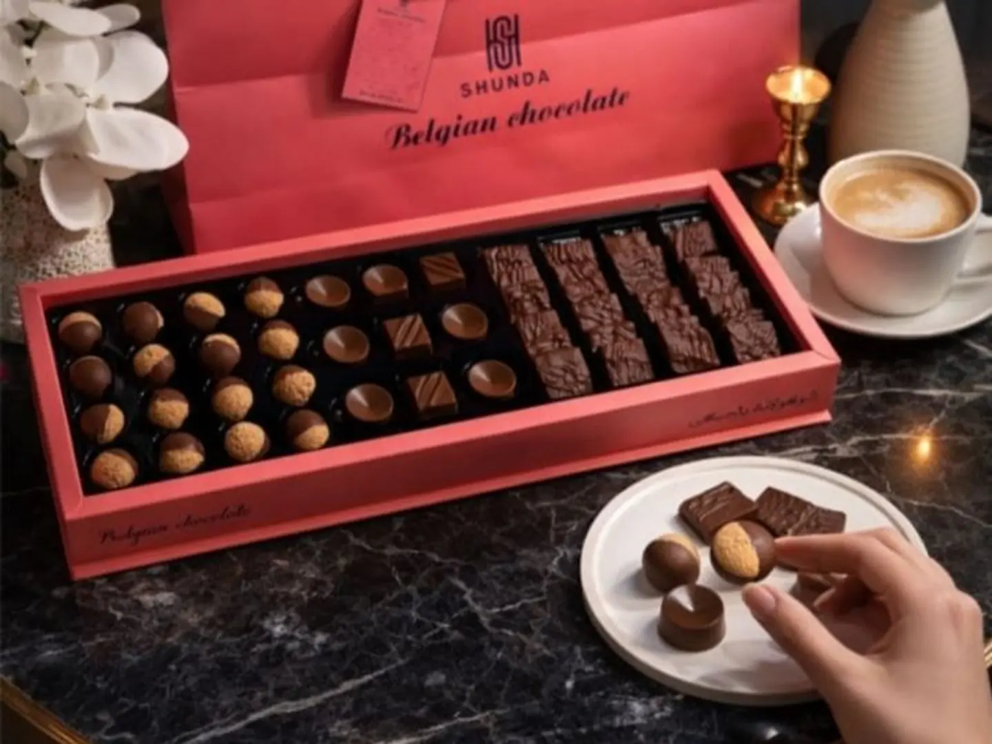 Shunda Mix Wafer, Salted Caramel And Mastic