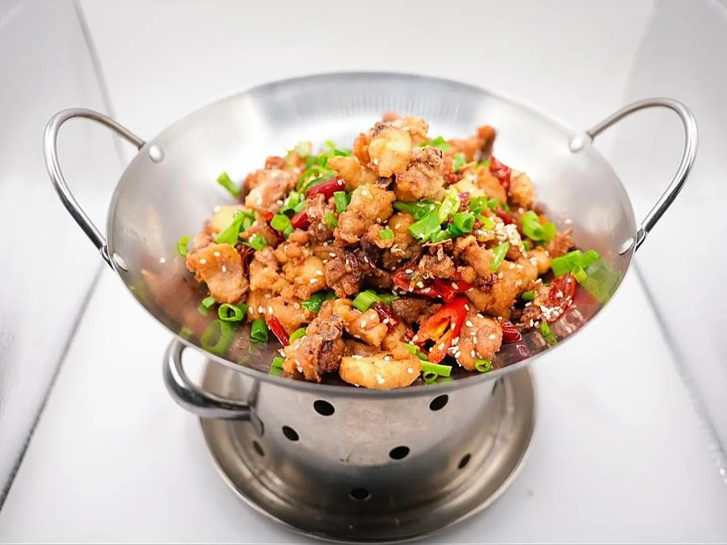 دجاج مقلي جاف