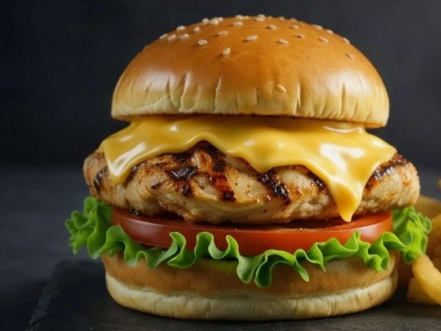 Non Grilled Burger Without Meal