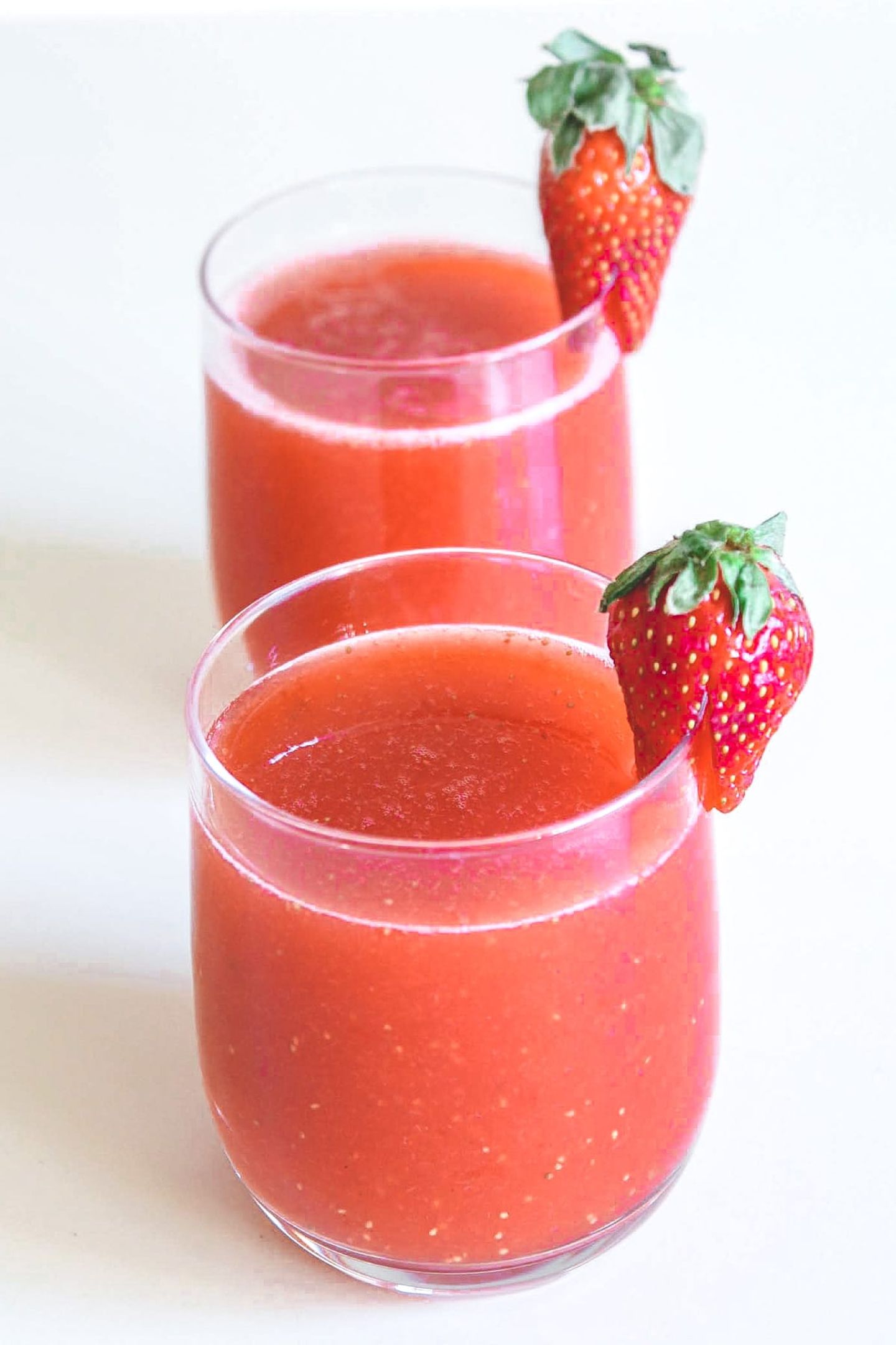 Strawberry Juice Glass