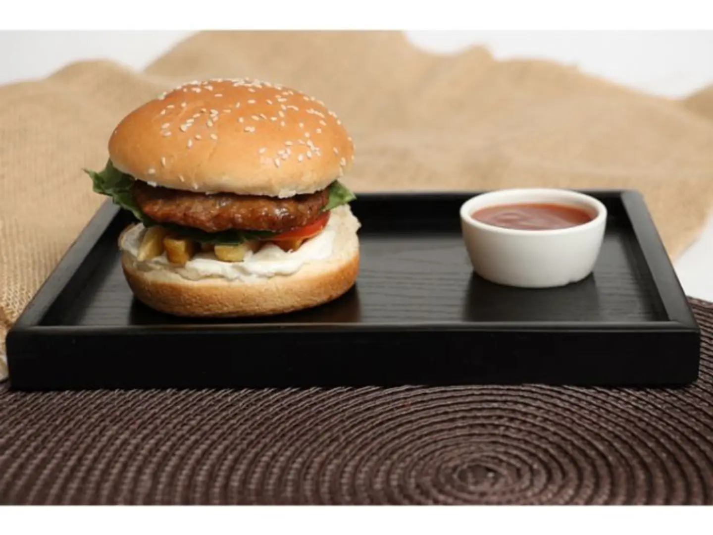 برجر لحم جبن