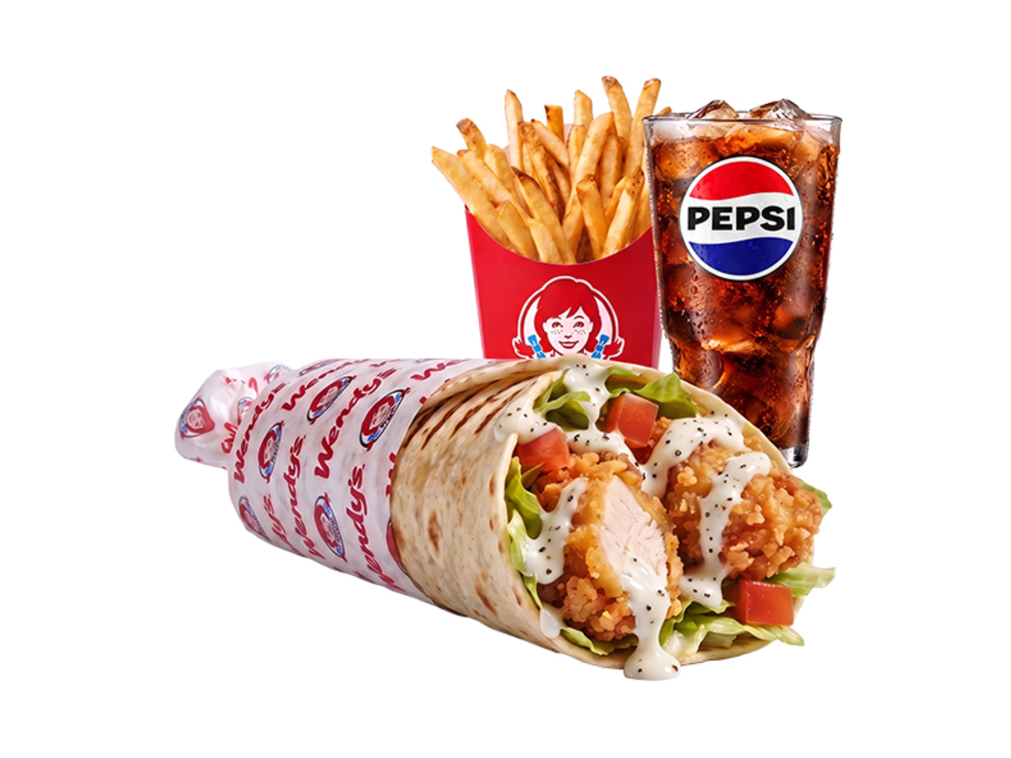 Pepper Mayo Chicken Wrap Combo