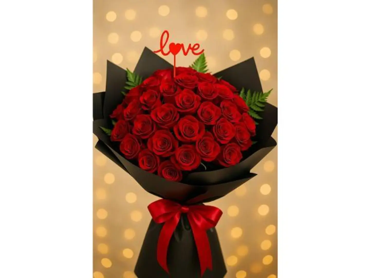 بوكيه 50 وردة حمراء