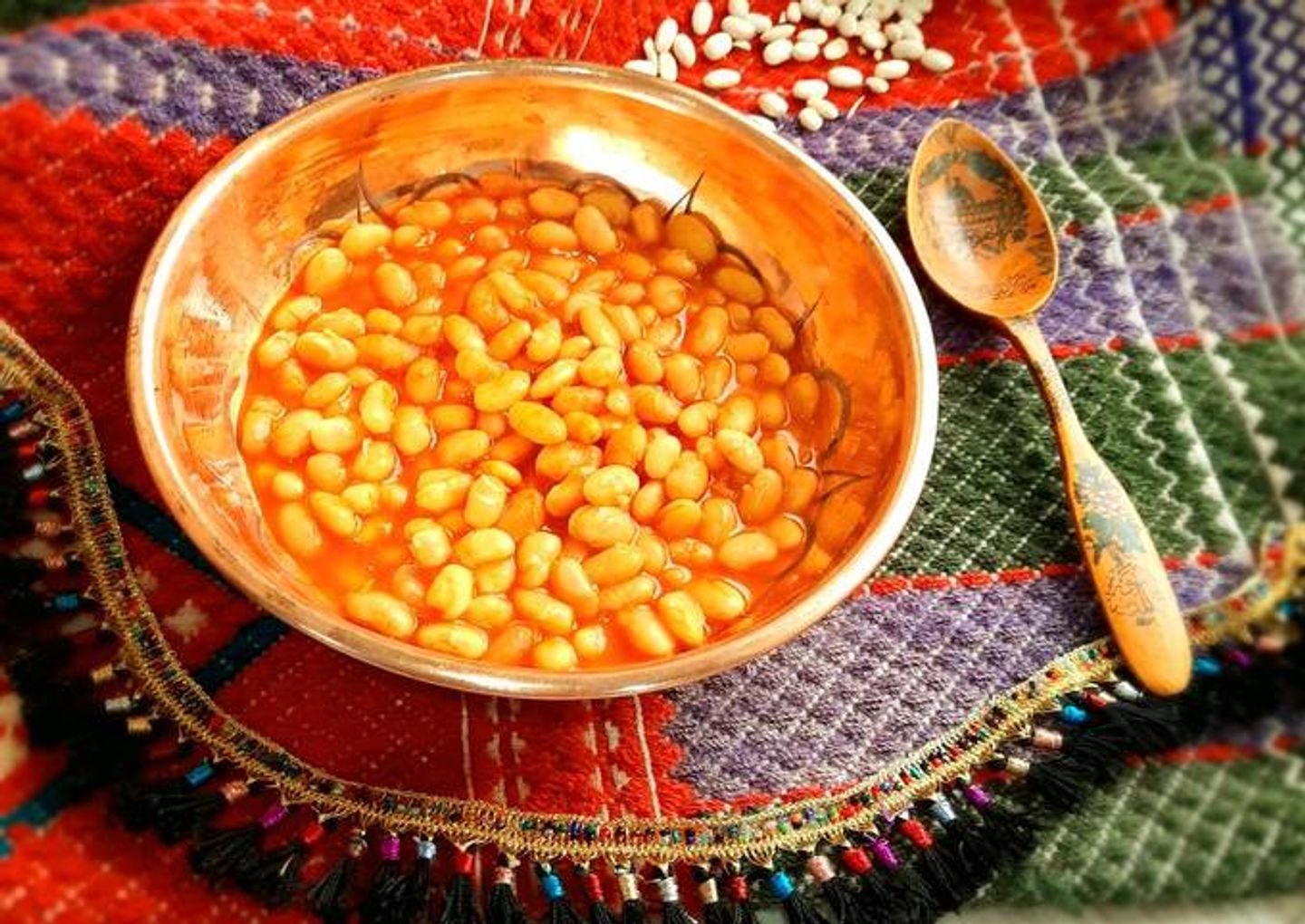 فاصوليا سادة مغش