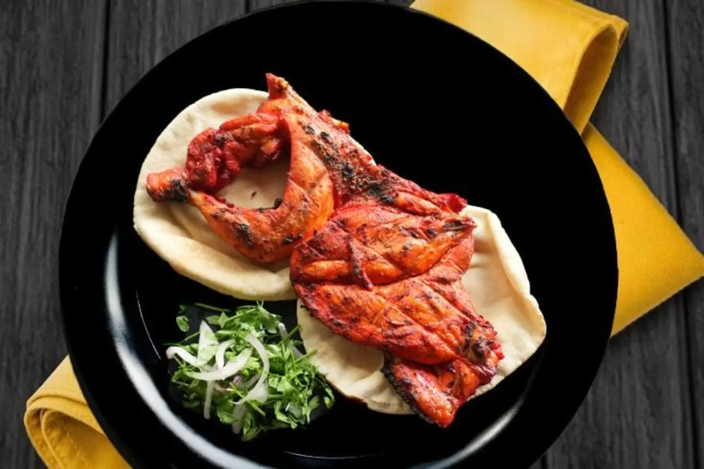 Half Charcoal Chicken Plain