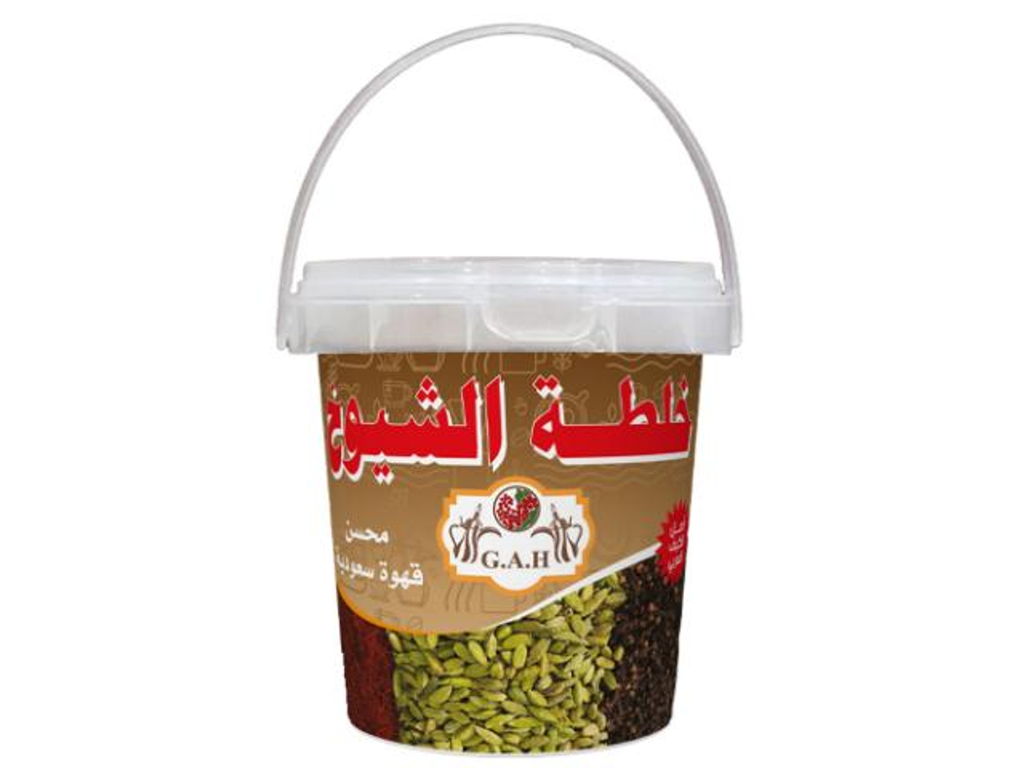 خلطة الشيوخ سطل محسن قهوة سعودية 125 جرام