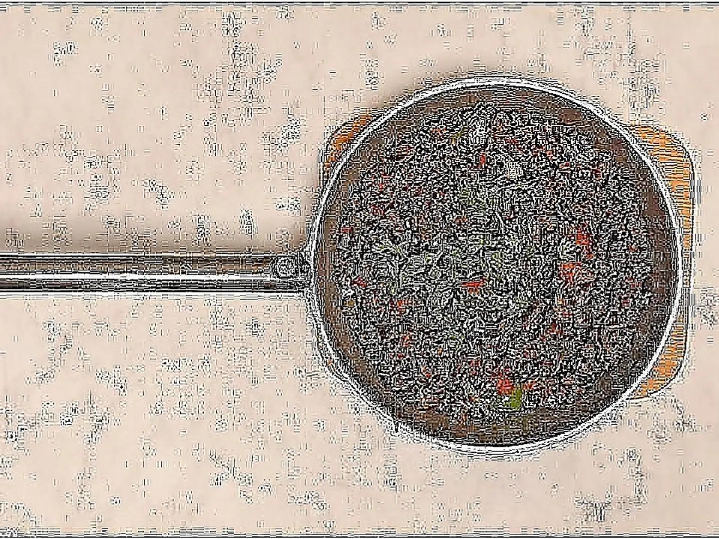 صحن لحم مفروم