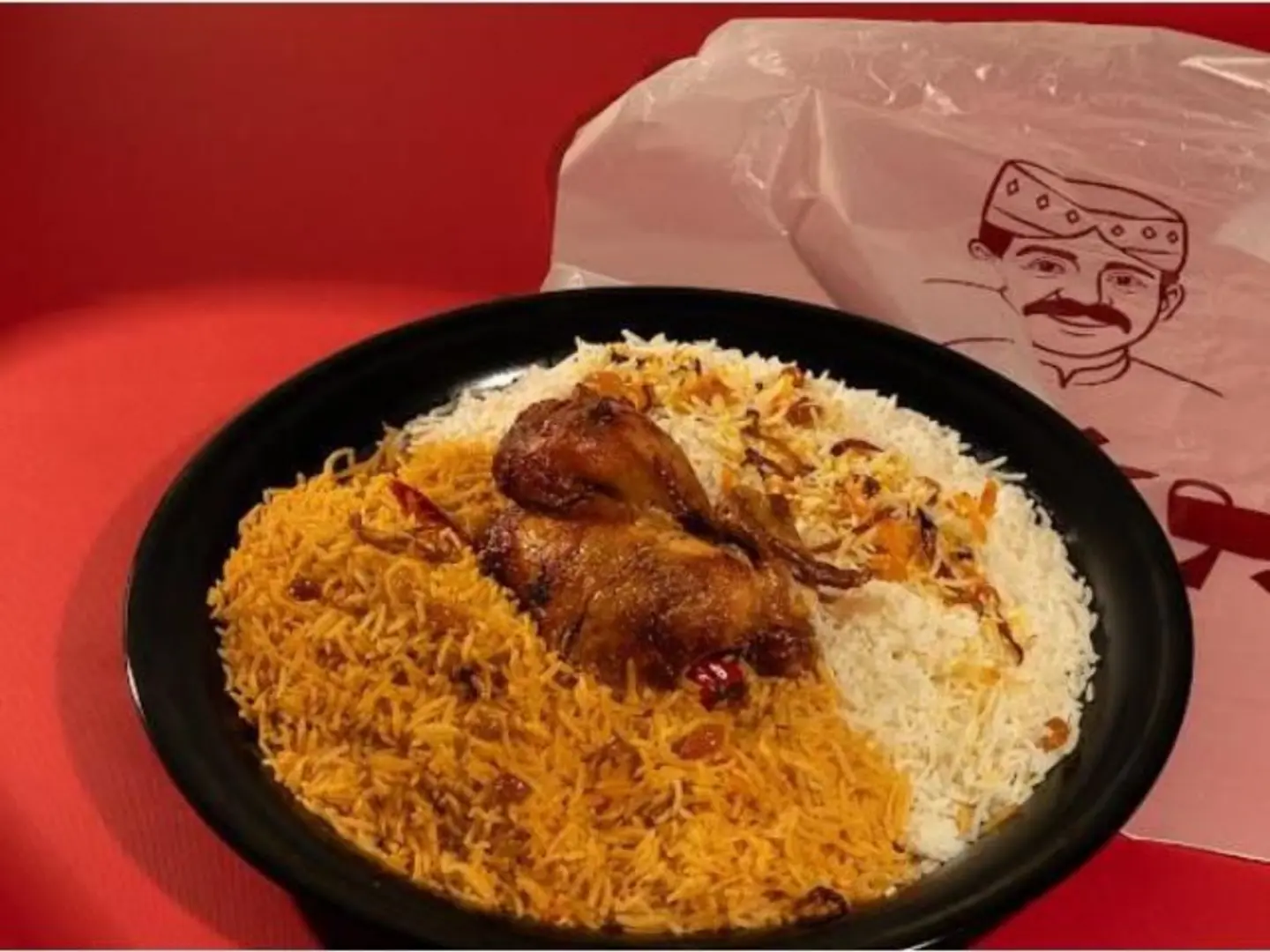 حبة دجاج شواية مع الأرز