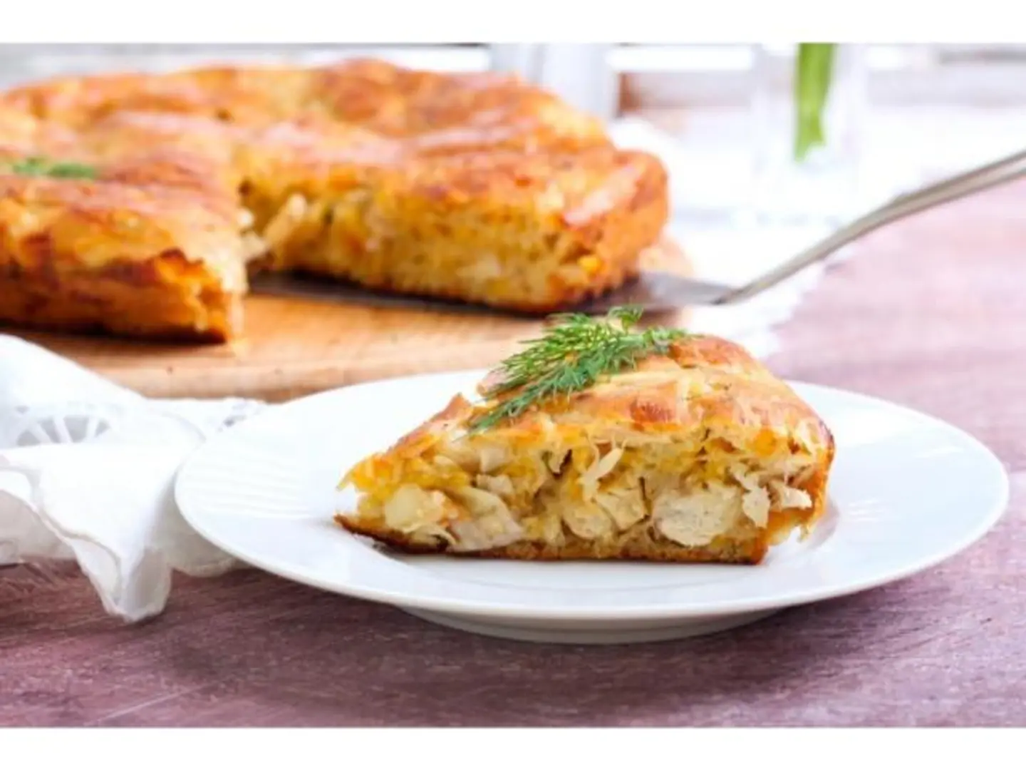 Shish Tawook And Cheese Pie
