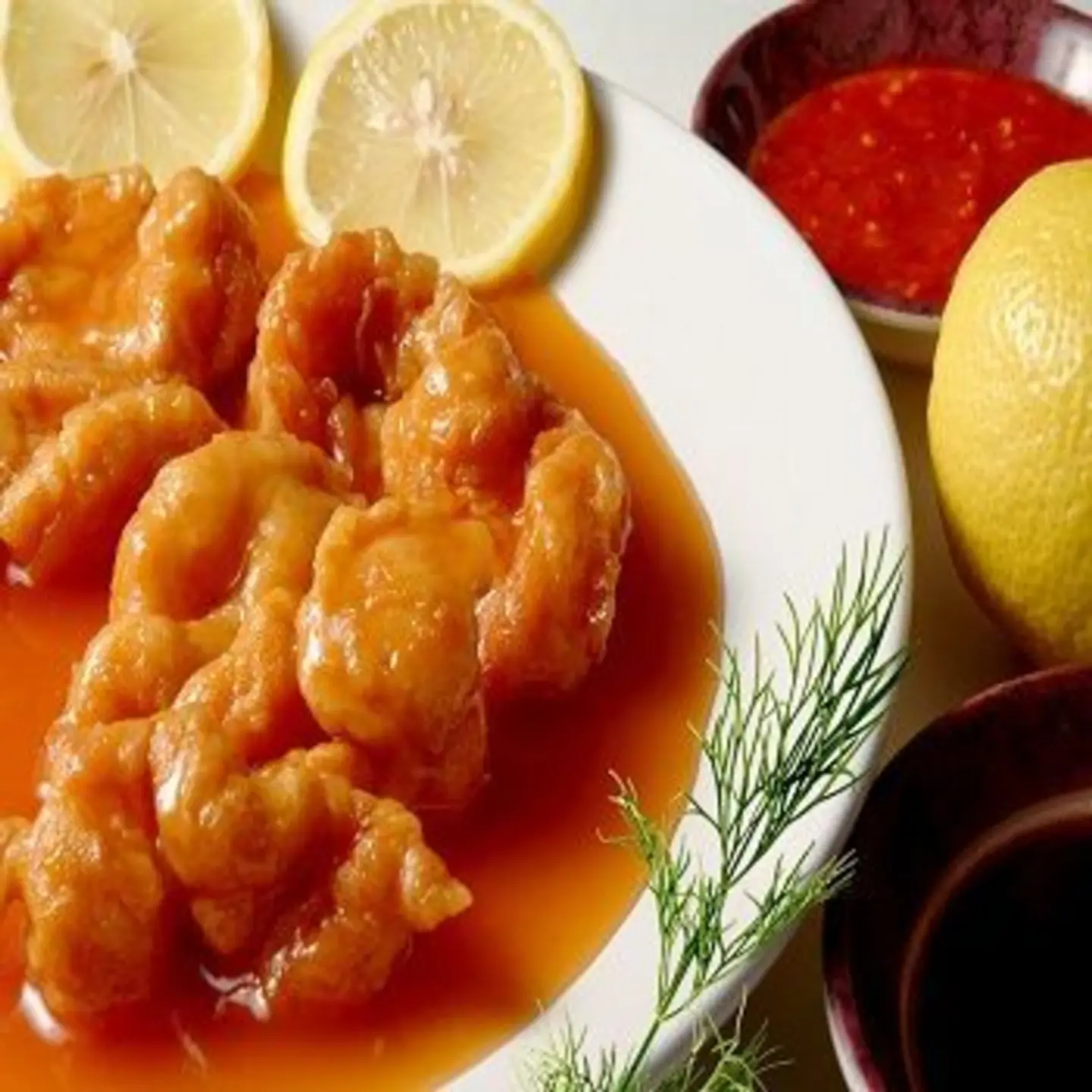 Shrimp W/ Lemon Sauce