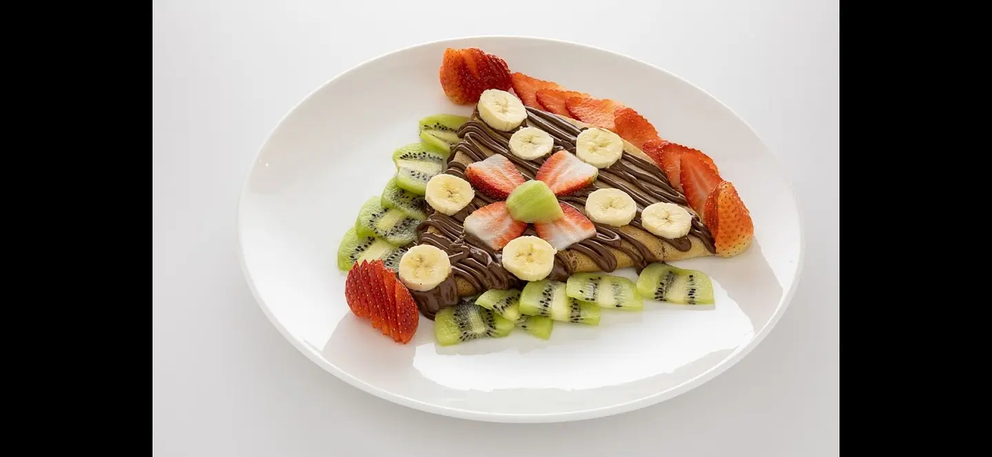 كريب نوتيلا بالفواكه