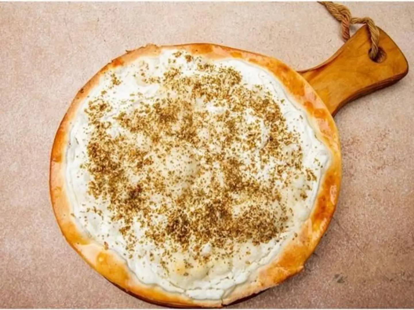 Thyme Pie With Akkawi Cheese