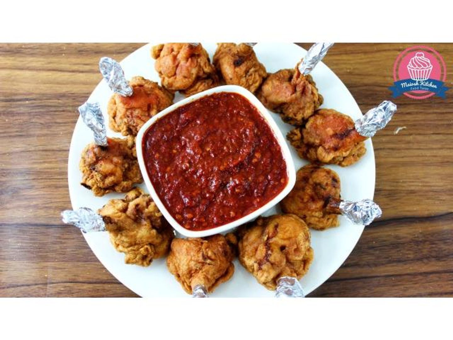 Lollipop Chicken With Bbq Sauce