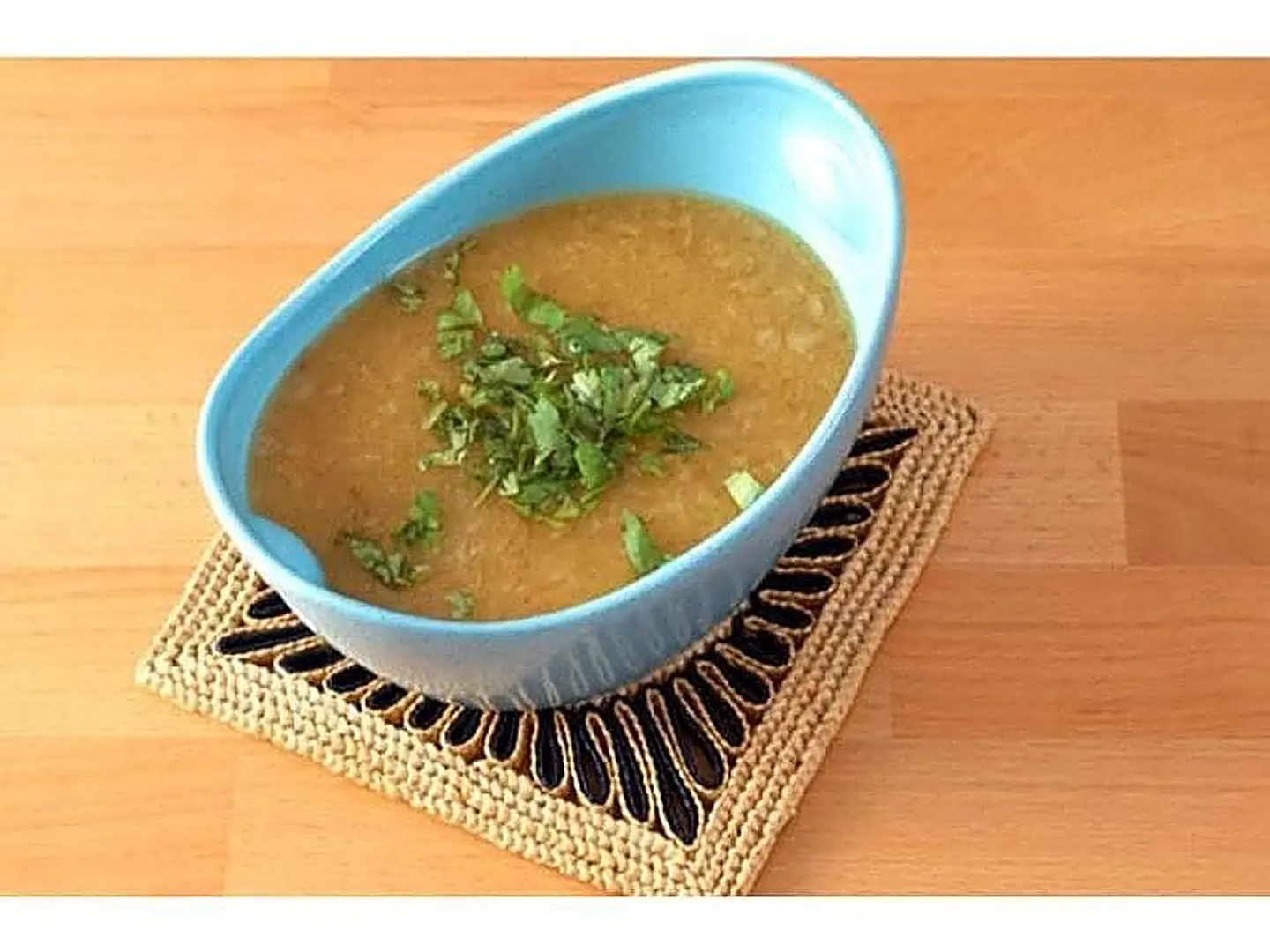 شوربة لسان بالحمة المفروم