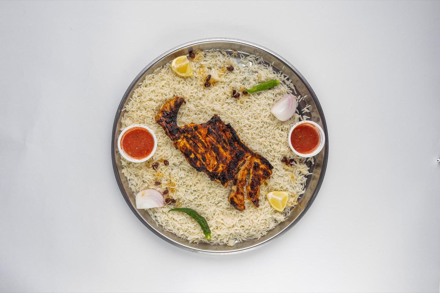 Charcoal Chicken With Rice