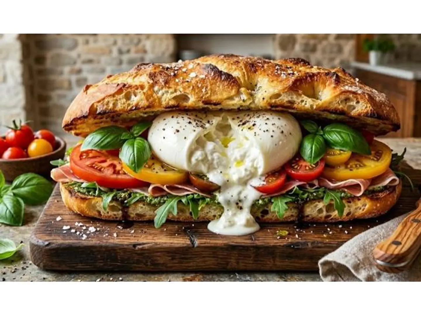 Burrata Cheese Sandwich