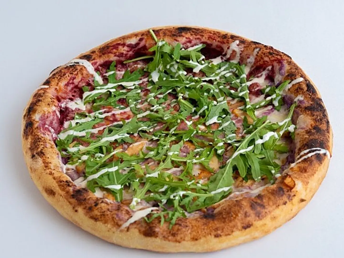 Beetroot Chicken Pizza