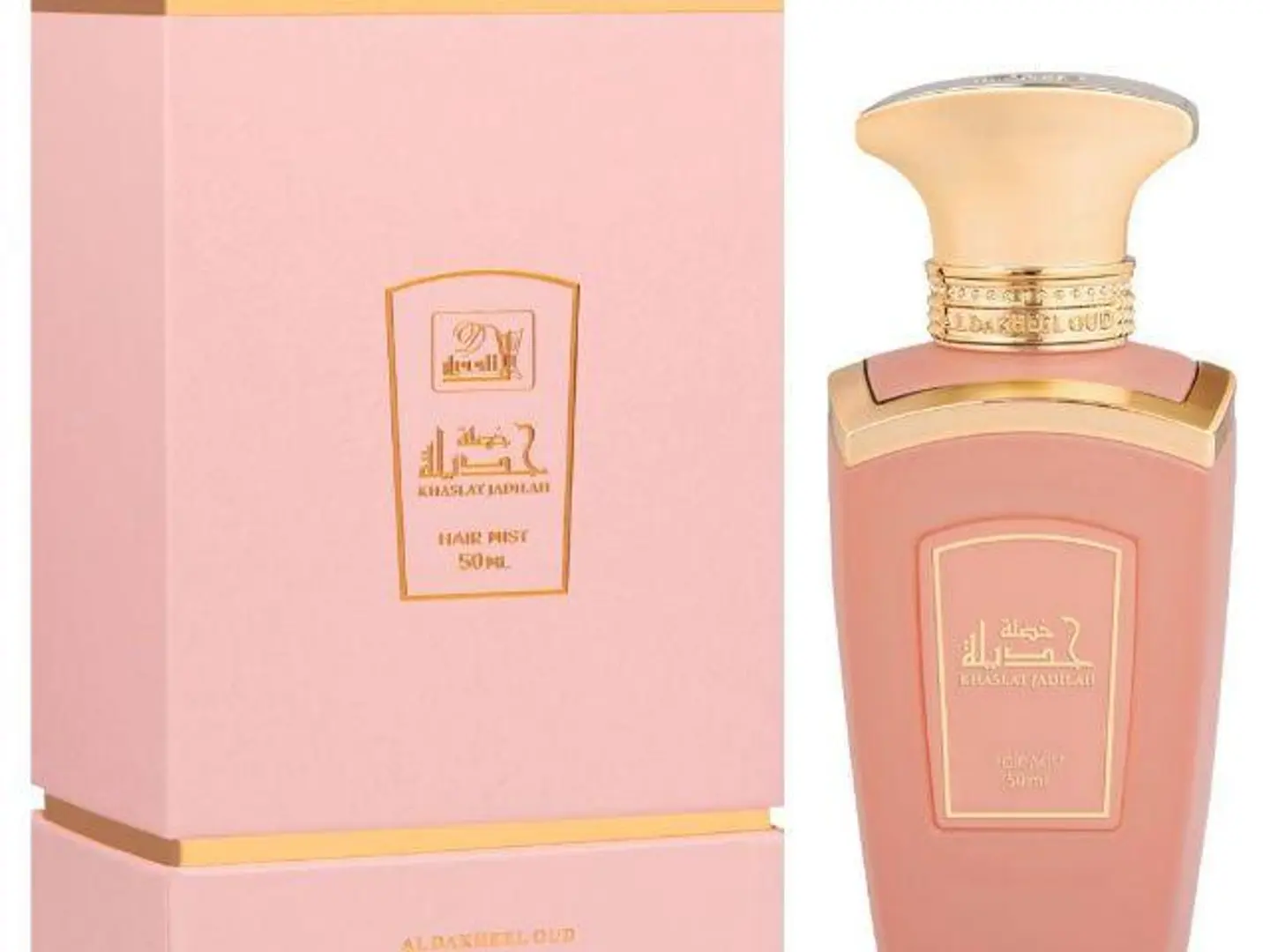 خصلة جديلة وردي عطر للشعر بخاخ