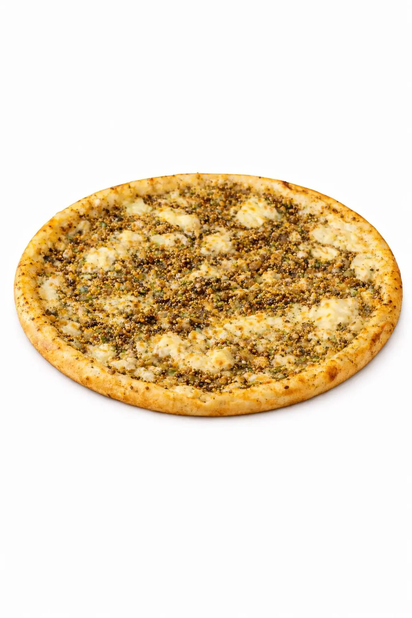 بيتزا جبنة ولبنة وزعتر