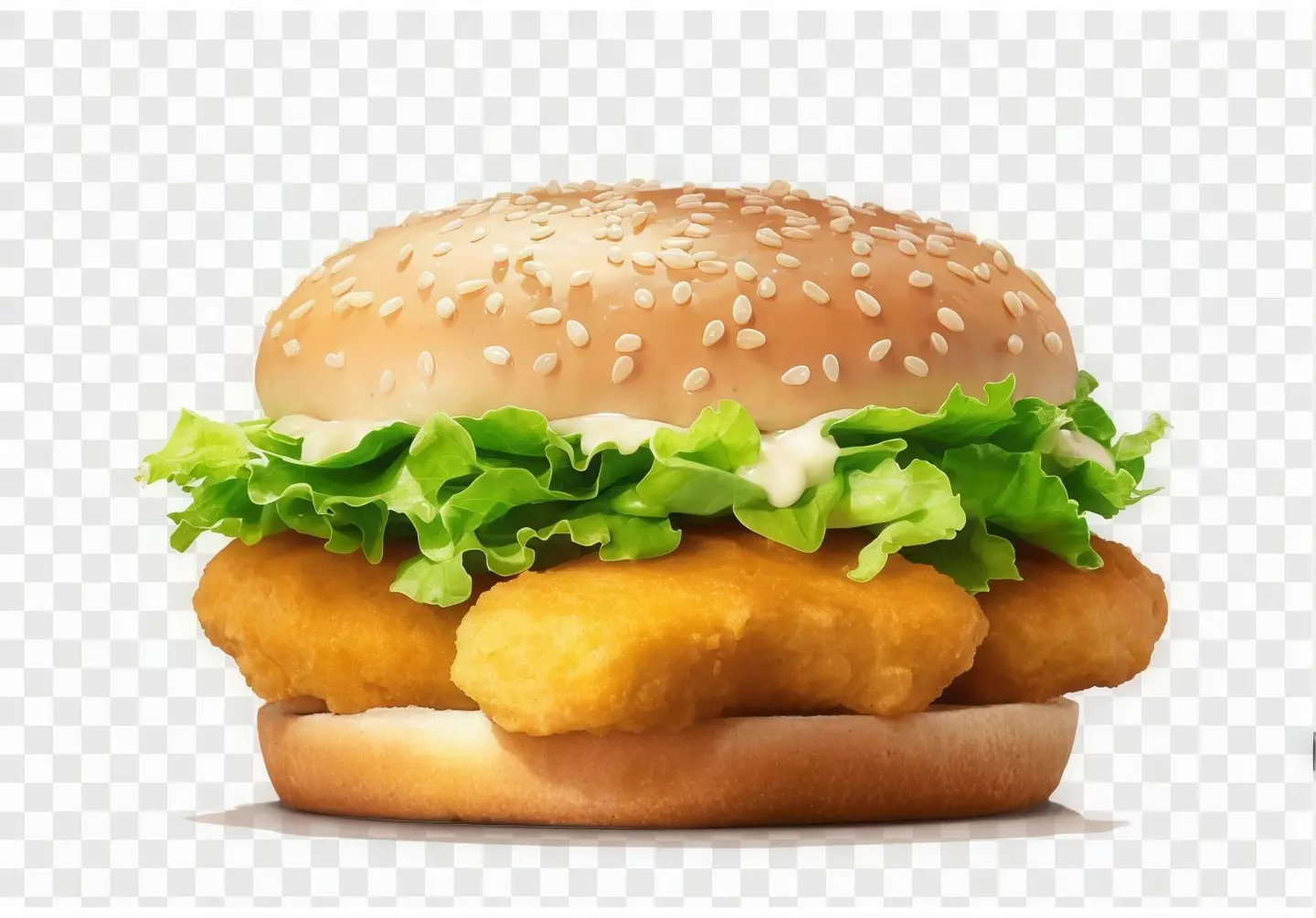 Crispy Nuggets Burger