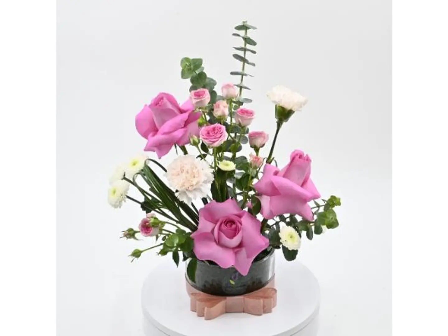 زجاج لمسة ورد