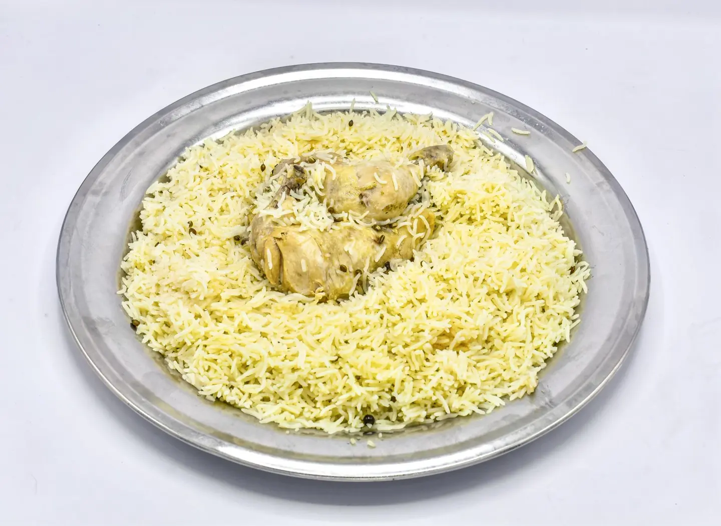 نصف حبة دجاج كبسه