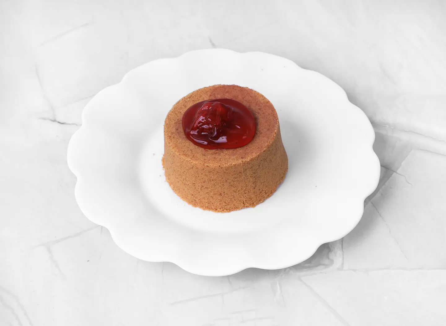 Upside Down Strawberry Cheesecake