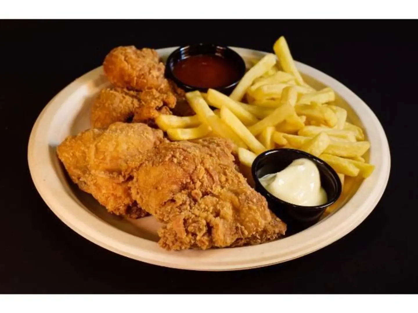 Spicy Broasted Chicken For One Person